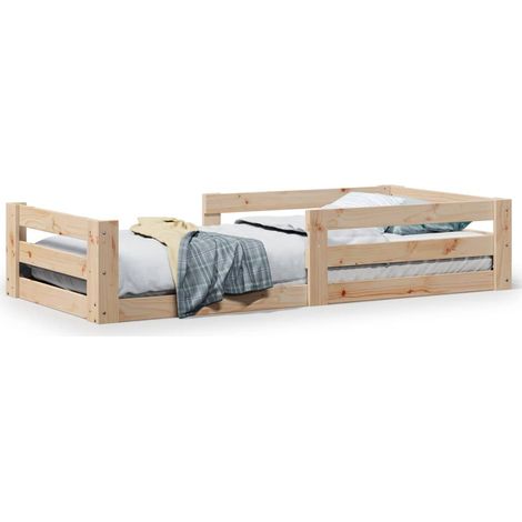 Maison Exclusive - Cadre de lit sans matelas 70x140 cm bois de pin massif