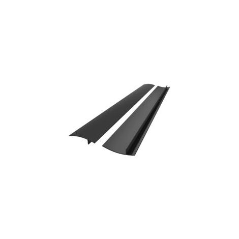 25 inches Joint Silicone Gap Cover, Plan de Travail Cuisine Coque Silicone, Joint d'étanchéité, déversements Entre Les comptoirs, plaques de Cuisson, Paquet de 2, Noir (1/5)