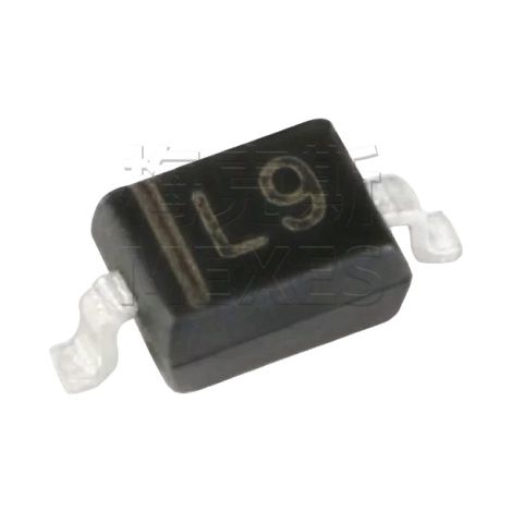 BAT54WS L9, L9 screen printed, Changdian Changjing SOD-323, surface mount Schottky diode chip, electronic component, 5 pieces, packed in 5 units.
