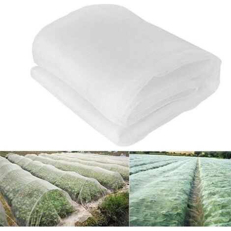Sollbry Filet de Protaction Anti-Inseetes en maille fine pour Jardin, Serre, plantes, fruits, Fleurs, Cultures repousse-Pesticides 2.5 x 10 M (1/4)