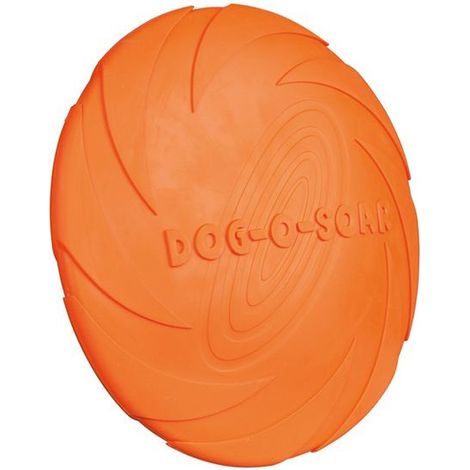 jeux disque volant ø 22 orange pour chien - Trixie