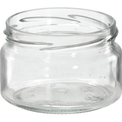 Barattoli di vetro per conserve, miele, marmellata, confettura 250 ml diametro 82 16 pezzi (1/5)