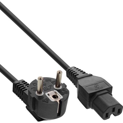 Inline B-16810 cavo di alimentazione nero 1,8 m alta temperatura