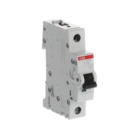 Disjoncteur S201L 1P 6A Courbe C Raccordement à vis - 6KA (1Module) 2CDS241701R0064 ABB 350133