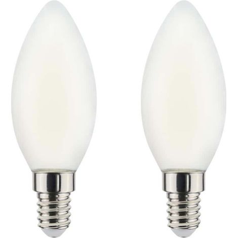 Lampadina a filamento a LED XXCELL Flame Frosted Flame - E14 equivalente 40W x2