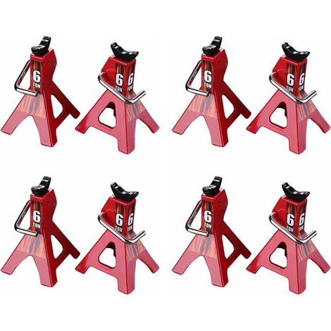 Adatto per martinetti metallici simulati da 8x6 tonnellate e attrezzi per la riparazione delle staffe dei martinetti adatto per il veicolo da arrampicata radiocomandato in scala 1/10 TRX4 Axial SCX10 