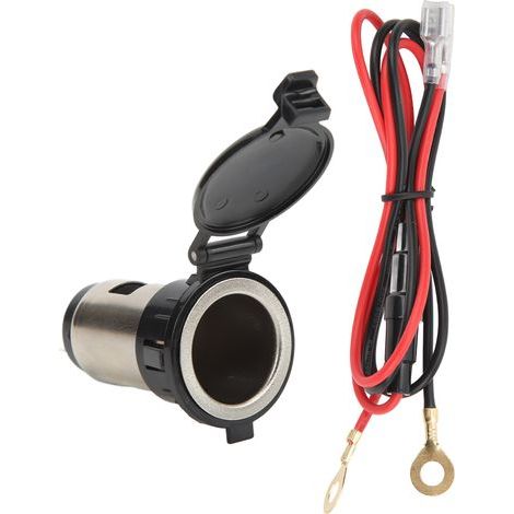 Prise allume-cigare Prise d'alimentation 12-24 V pour voiture, camion, camping-car, bateau, moto (1/5)