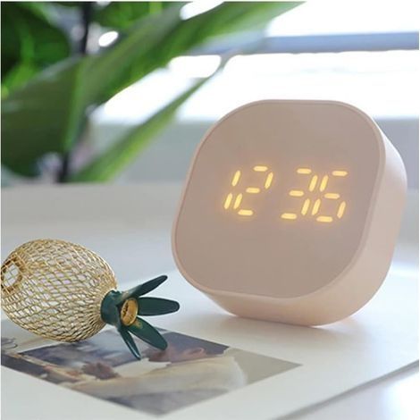 Küchentimer, magnetischer Countdown-Timer, Digitaltimer, Wanduhr für die Küche im Klassenzimmer, Timer zum Ablesen in der Küche (Rosa) (1/4)