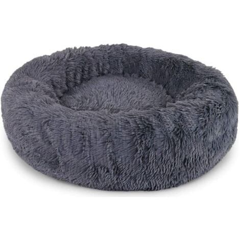 Couchage Panier Pour Chats Chien --Taille 60 CM-- Gris Foncé (1/5)