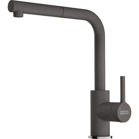 Franke Lina - Miscelatore per lavello FS 3235.088, con bocca estraibile, grigio ardesia 115.0733.716
