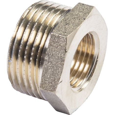 Cornat Messing Reduzierstück AG 1 + IG 1/2 Schraubfittings
