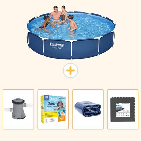 Bestway Bestway Steel Pro Ronde - 366x76 cm - 5-pièces S285 (1/5)