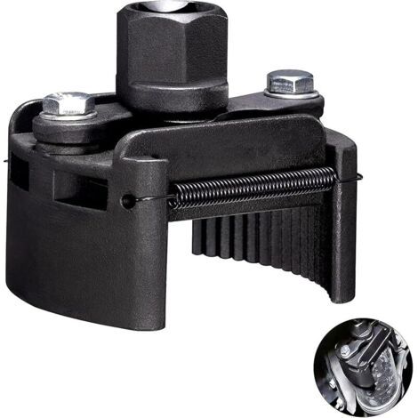 Pair Cléà Filtre à Huile Réglable Universelle 60-80 mm, Outil universel pour le démontage de filtres à huile, 2 Griffes Réglables en Acier Moulé pour voitures, camions, motos et bateaux (1/5)