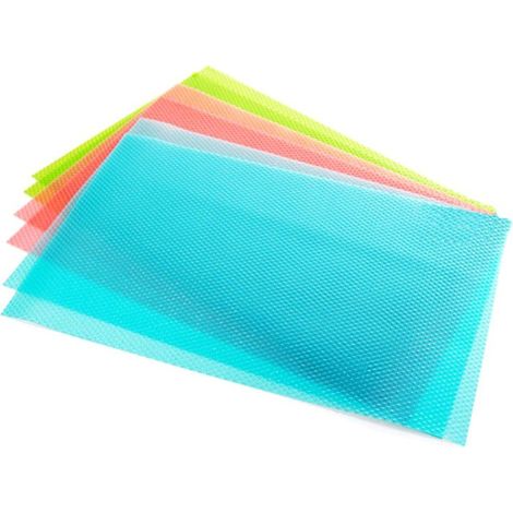 Set 3 Tappetini 20x45 cm per Frigorifero Anti Muffa e Cattivi Odori