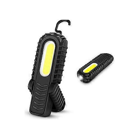 Inklusive Überlebenspfeife, Clip-Taschenlampe mit wiederaufladbarem Akku, ideal für Outdoor-Abenteuer und Notfälle (1/5)