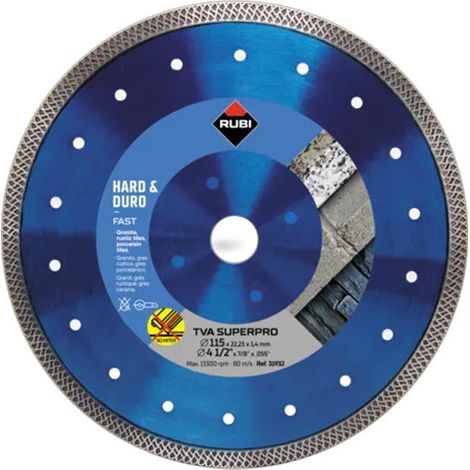 Disco diamantato materiali edili turbo tva 180 superpro