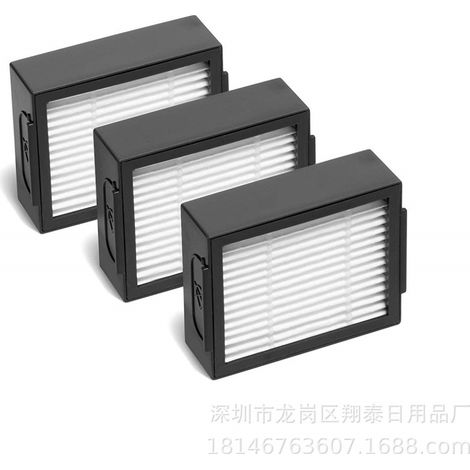 Paquete de 3 filtros de repuesto para iRobot Roomba i & e i1 i3 i4 i6 i7 i8 e5 e6 + J7 (no para J7+) Repuestos para aspiradoras Accesorios (1/4)