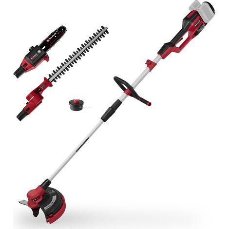 Einhell Akku-Multifunktionswerkzeug GE-LM 36/4in1 Li-Solo Power X-Change (Lithium-Ionen, 4 in 1 - Heckenschere, Kettensäge, Trimmer, Motorsense, ohne Akku und Ladegerät)