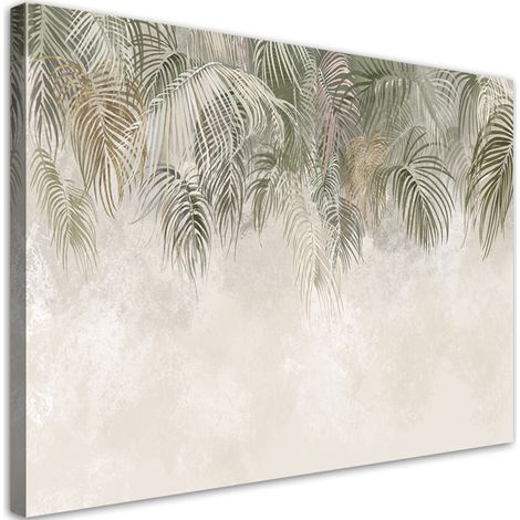 Tableau sur toile Feuilles de palmier 60x40 (1/5)