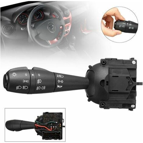 Ulisem Lenksäulenlichtschalter für Dacia Dokker, Lodgy, Duster Fahrzeuge. (1/4)