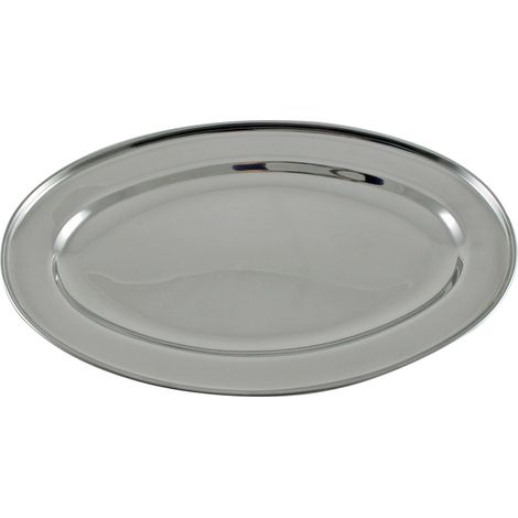 INOX PIATTO VASSOIO OVALE 35 CM