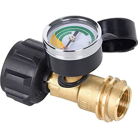Propangastank-Manometer mit Anschlussbereich 2,3 bis 45,4 kg, Propangastank-Druckventil, Druckmessgeräte (1/5)