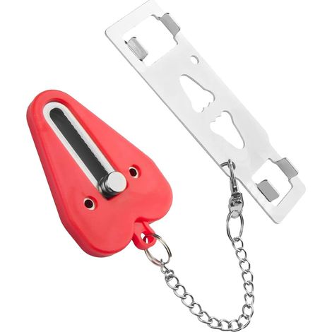 Serrure de porte de sécurité portable, utilisée pour la sécurité à domicile, serrure de porte de voyage, serrure essentielle pour les dortoirs