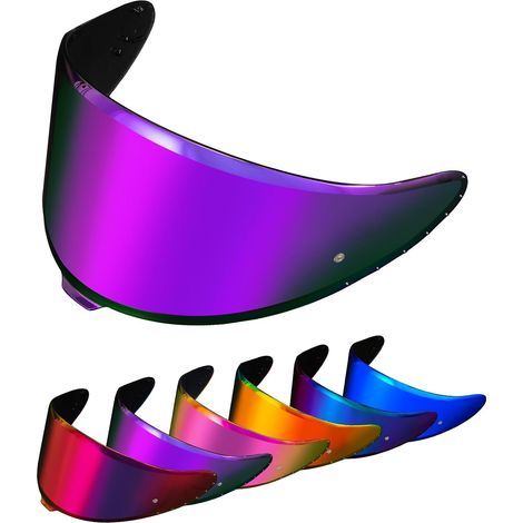 Helmet Visor for NXR2 Z8 Tinted Visor for RF-1400 CWR-F2 CWR-F2R X-Fifteen X15 X-SPR Pro, UV Protection for Motorcycle Replacement Accessories (Deep Purple) (1/5)