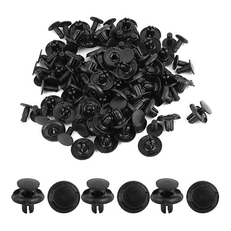Rivet en Plastique Trou de 7.5 mm diamètre Clip de Fixation Pare-Choc Garde-Boue (1/2)