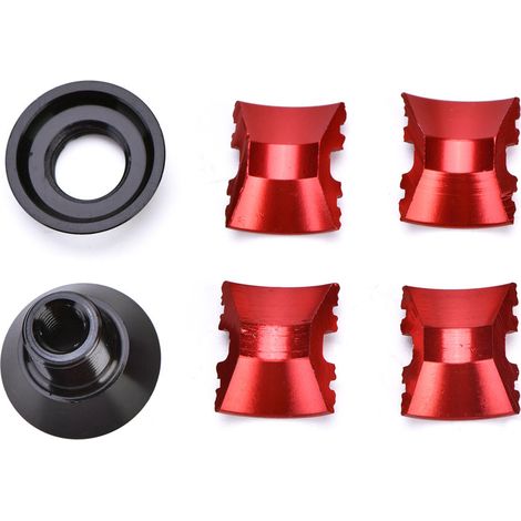 Bouchon d'expansion pour fourche carbone 28.6mm en alliage d'aluminium pour vélo (Rouge) (1/5)