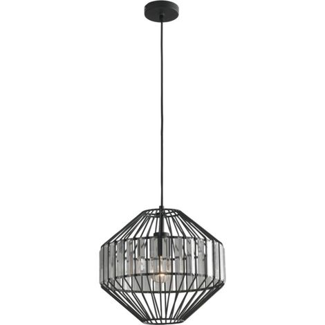 LAMPADARIO OPIUM E27 D.33,5XH130CM METALLO/VETRO. (1/3)