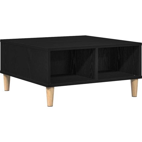 Maison Exclusive - Couchtisch Schwarz Eichen-Optik 60 x 60 x 30 c