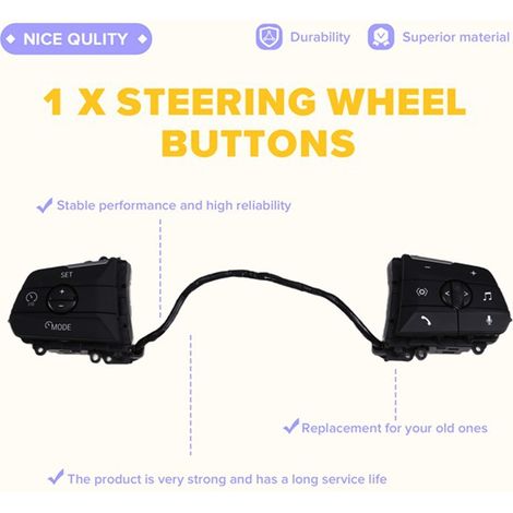 A1015A7A4D5 is suitable for BMW 1 Series, 2 Series, X1, and X2 models with multi-function push-button switches and lights on the steering wheel. (1/4)