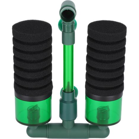 Filtre Aquarium QANVEE QS-100A Taille S avec Boîte de Filtre Double Éponge pour Aquariums et Piscines - AUTRES