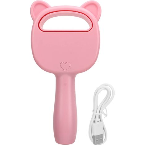 Ventilateur sans pales portable rechargeable USB 2000mAh - 3 vitesses, séchage de cils, rose pour extensions (1/5)