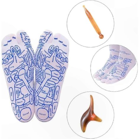 Akupressur-Fußsocken mit Reflexzonen, Komfort und Entspannung, entspannende Fußmassage, tägliches Wohlbefinden (1/5)