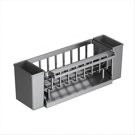 Panier filtre pour évier de cuisine, grille d'égouttage gris foncé (1/5)