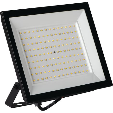 Proiettore LED 100W - IP65 - 9500lm - Nero - Aluminio - Esterno (1/5)