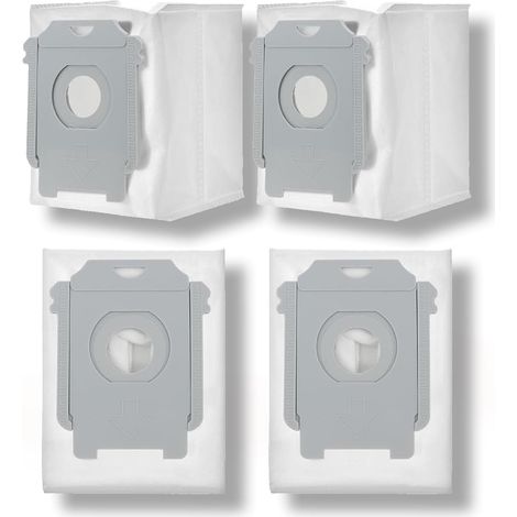 4 stück Staubsaugerbeutel für iRobot Roomba, Großer Kapazität Staubsaugerbeutel für iRobot Roomba i7 i7+ i7 plus i8, i8+, i3, i3+, i4, i4+, i6, i6+, j7, j7+, s9, s9+ (1/5)