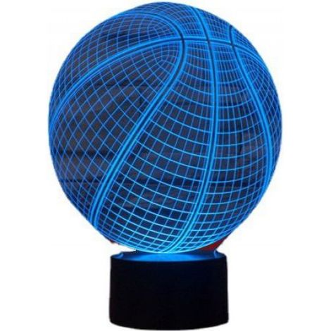Lampe de nuit 3D basket-ball, cadeau d'anniversaire, lampe de poser,1 pièce (1/3)
