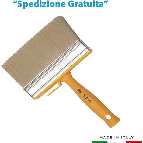 PLAFONCINO MANICO PLASTICA 310 ITR - SETOLA BIONDA MM 30X100X60 - 12 pezzi (1/2)