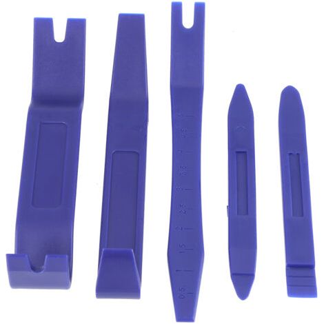 DEESSE SHOP-Tbest Ensemble D'outils Professionnels de Dépose de Garnitures de Voiture, Kit de Démontage de Panneau de Moulage de Tableau de Bord Intérieur et Extérieur de Voiture Durable de. (1/5)