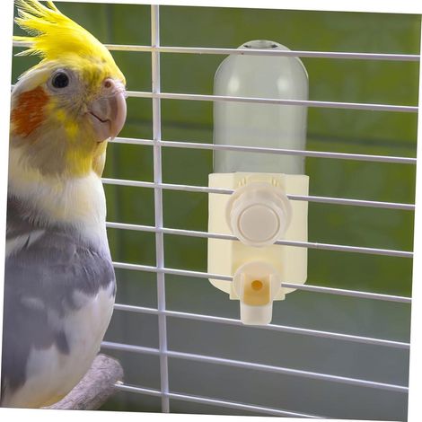 Multi-Purpose Sink Type Bird Waterer  Indoor Pet Parrot Cage Drinking Bowl
