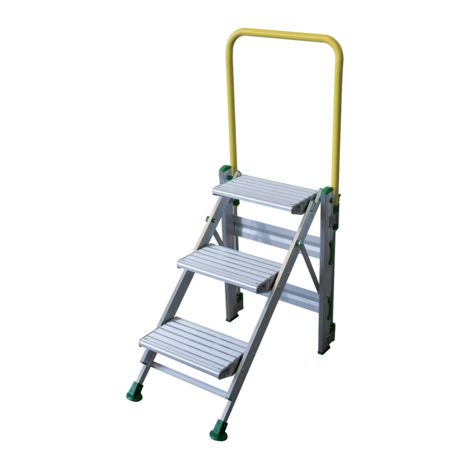 Extraflache Stufe FACAL PLIO – 3 Stufen – Arbeitshöhe 2,73 m – PO-3