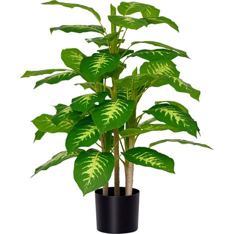 Pianta artificiale, verde, 17 × 17 × 95 cm, PE, metallo, cemento, 4,2 kg (1/5)