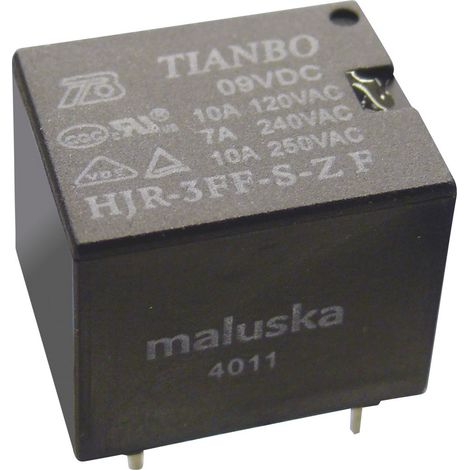 Tianbo Electronics HJR-3FF-24VDC-S-ZF Printrelais 24 V/DC 15 A 1 Wechsler 1 St.