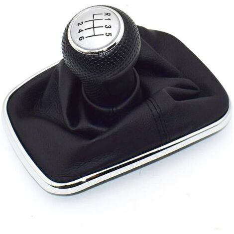 Pommeau de levier de vitesse VW pour Golf 4 IV MK4, GTI R32, Bora, Jetta, 5 vitesses, cadre noir, soufflet de levier de vitesse 1999-2004, 23 mm (6 vitesses B) (1/2)