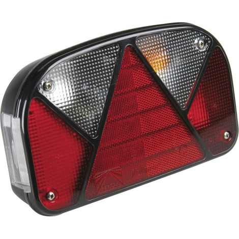Feu de recul pour remorque droite, arrière Unitec 10231 multipoint 12 V C15918 (1/2)