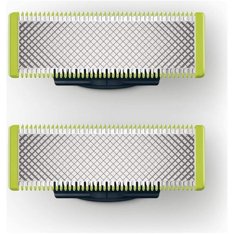 Philips QP210/50 OneBlade Klingen-Set (2 Stück), kompatibel mit allen OneBlade Griffen, QP2523, QP2520, QP2527, QP220 (1/5)