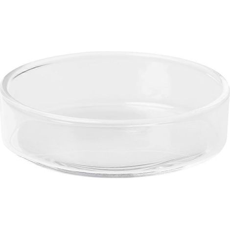Futterschale für Zierfische, transparente Aufbewahrungsschale aus Glas